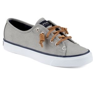 Sperry Grey Top Sider Sneakers Size 8